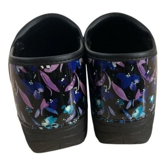 Dansko XP Women Professional Clogs 38 (US size 7.5-8) Multicolor Floral Leather - Picture 8 of 13
